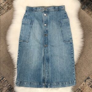 Joe's Jeans Blue Denim Skirt